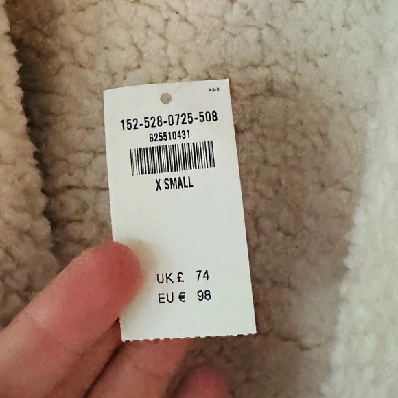 Abercrombie & Fitch Buffalo Plaid Sherpa Lined Jacket - Sz XS - NWT - Picture 5 of 6